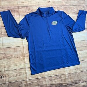University of Florida Gators Quarter Zip Pullover Blue Men’s Size 2XL